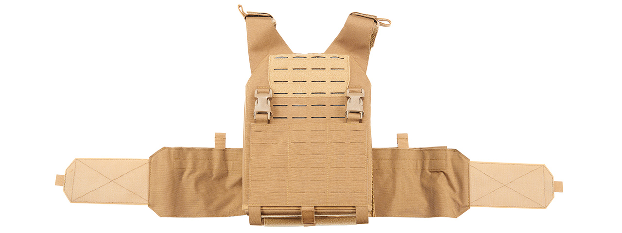 Code 11 Laser Cut Plate Carrier - (Tan)