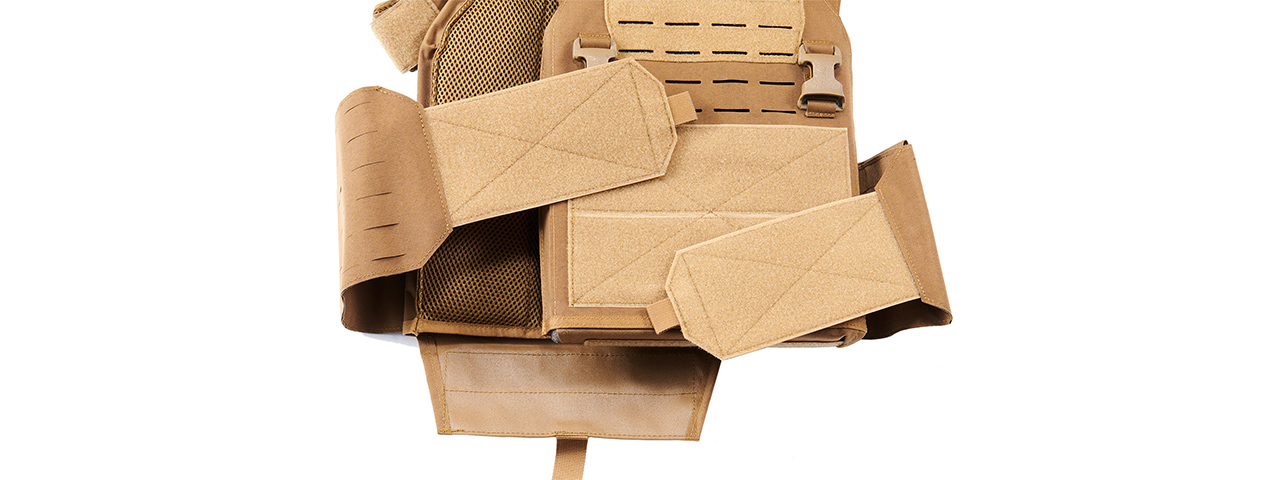 Code 11 Laser Cut Plate Carrier - (Tan)