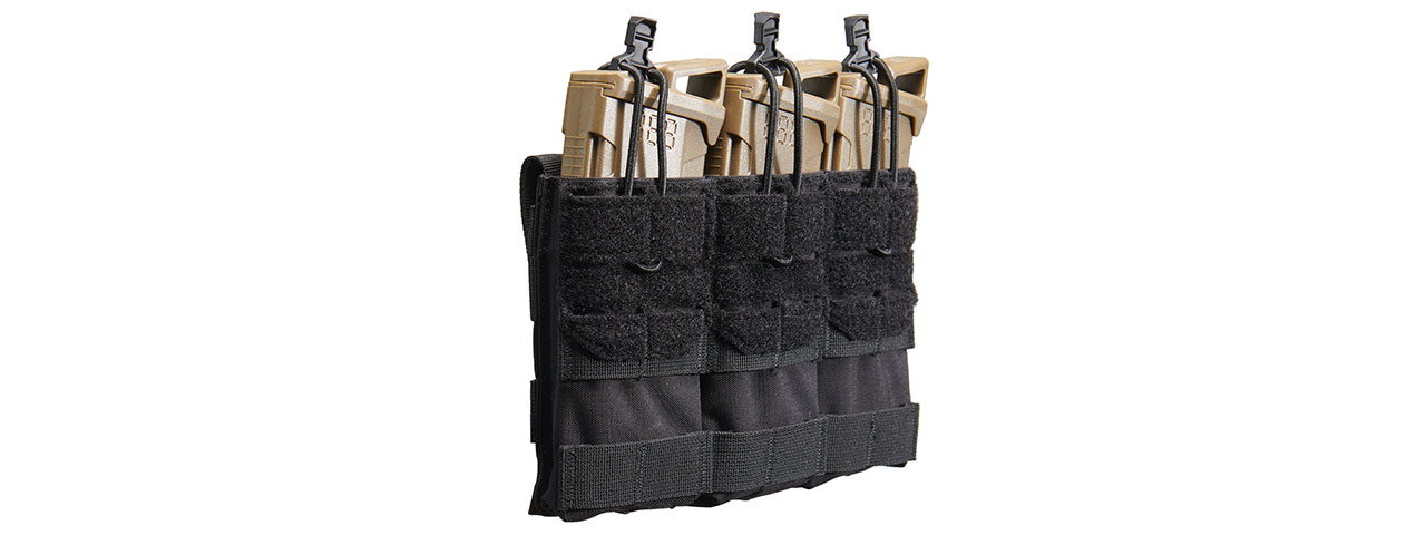 Code 11 Dual Purpose 5.56 Triple Magazine Pouch - (Black)