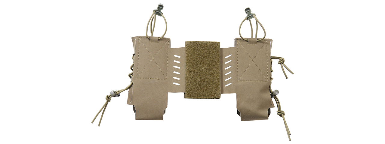 Chest Rig Tactical Assaulter Radio Pouches - (Ranger Green)