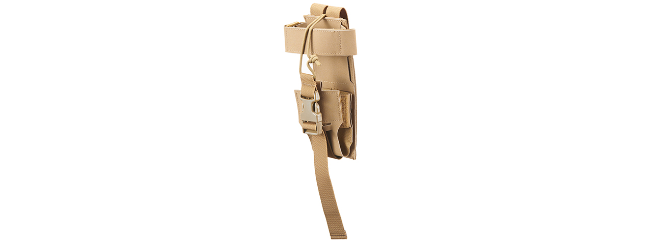 Universal Mounting Radio Pouch - (Tan)