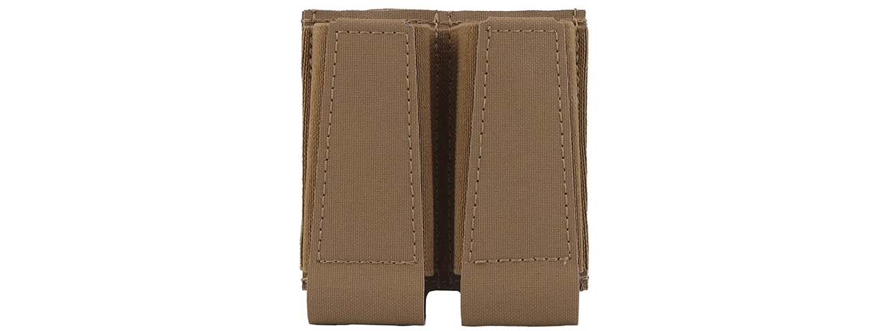 Code 11 Pistol Open Type Double Mag Pouch - (Tan)