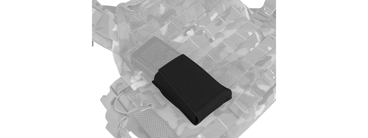 Code 11 Rifle Open Type Single Mag Pouch - (Black)