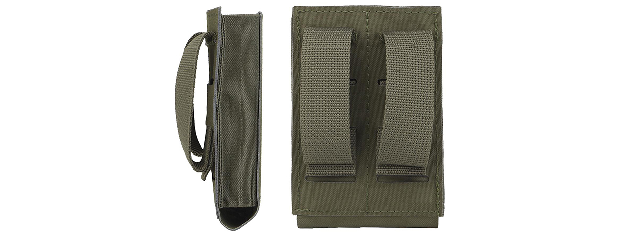 Code 11 Rifle Open Type Single Mag Pouch - (Ranger Green)