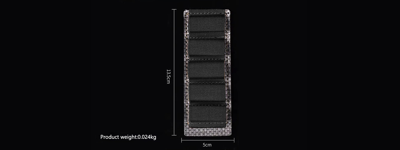 Code 11 Tactical Molle Shotgun Shell Retention Panel - (Black)