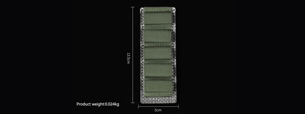 Code 11 Tactical Molle Shotgun Shell Retention Panel - (Ranger Green)