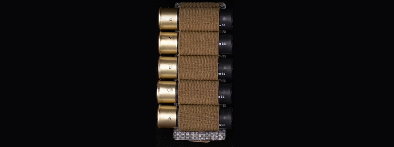 Code 11 Tactical Molle Shotgun Shell Retention Panel - (Tan)