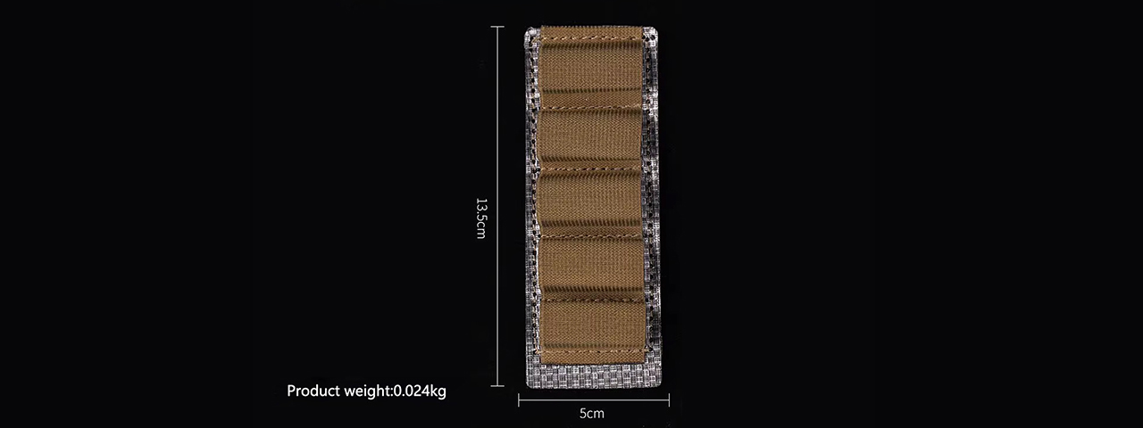 Code 11 Tactical Molle Shotgun Shell Retention Panel - (Tan)