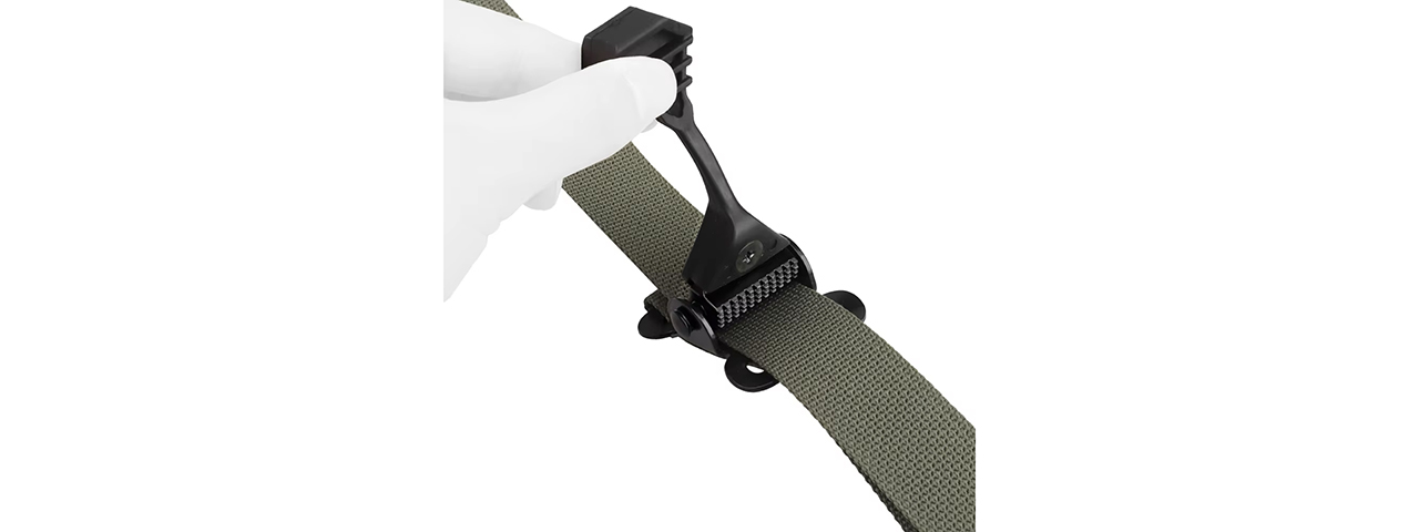 Code 11 Tactical Single Point Shouler Strap Sling - (Ranger Green)