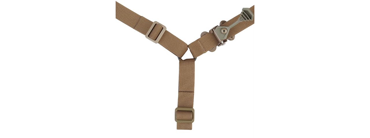 Code 11 Tactical Single Point Shouler Strap Sling - (Tan)