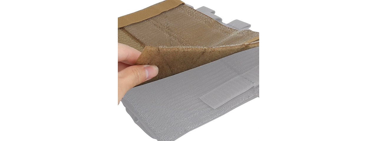 Code 11 Tactical Vest Front Plate Adapter - (Tan)