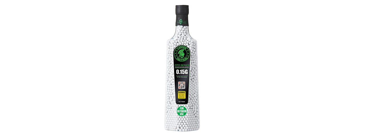 Lancer Tactical 5100 Round 0.15g Outdoor Airsoft BBs (Color: White)