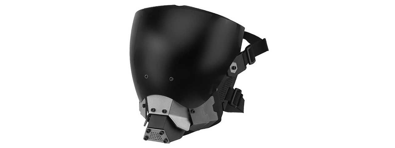 Lancer Tactical Cyberpunk Commander Full Face Mask (Black)