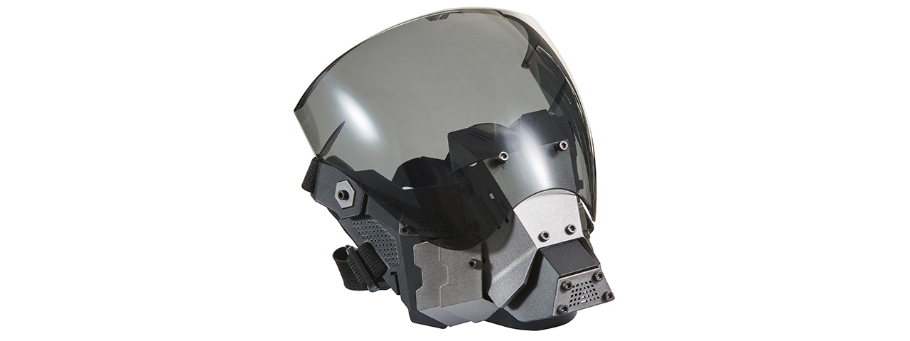 Lancer Tactical Cyberpunk Commander Full Face Mask (Black)