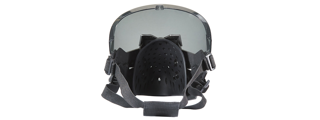 Lancer Tactical Cyberpunk Commander Full Face Mask (Black)