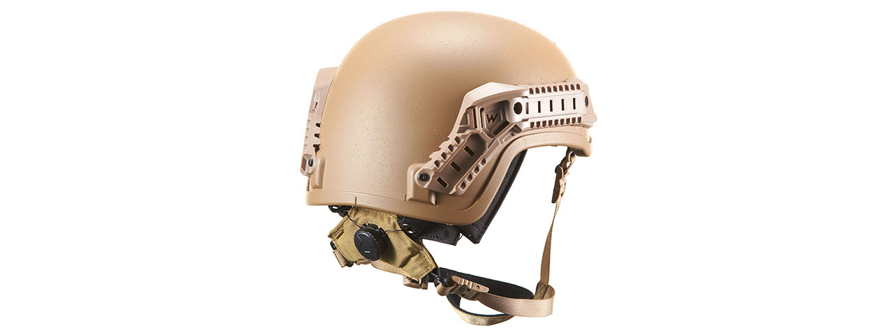 FMA Specialist Ballistic High Cut Helmet - (Dark Earth)