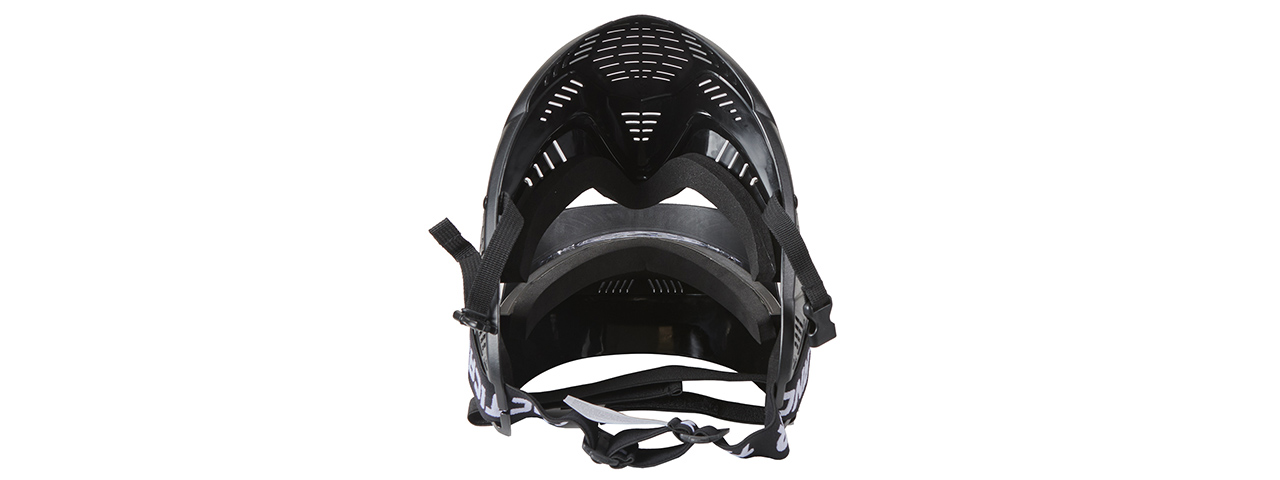 Lancer Tactical Full Face Airsoft Mask with Visor (Color: Black)
