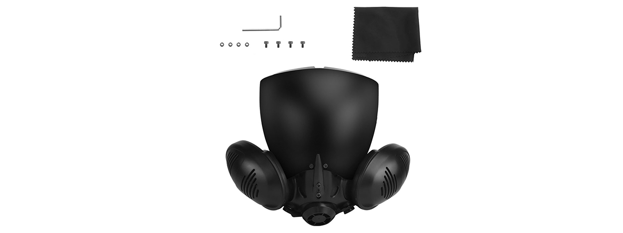 Lancer Tactical Cyberpunk COS Full Face Mask (Black)
