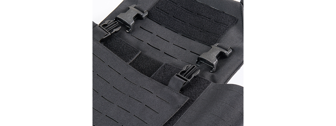 Lancer Tactical Laser Cut Plate Carrier - (Black)