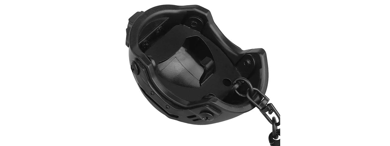 Lancer Tactical MK Tactical Helmet Bottle Opener Key Chain (Black)