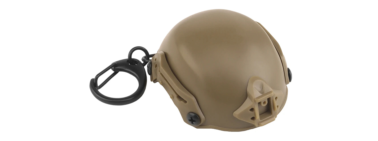 Lancer Tactical MK Tactical Helmet Bottle Opener Key Chain (Tan)