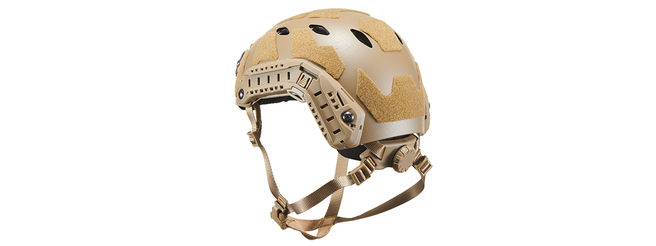 Lancer Tactical Fast SF High Cut Tactical Helmet - (Tan)