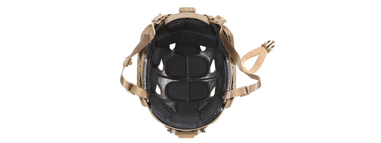 Lancer Tactical Fast SF High Cut Tactical Helmet - (Tan)