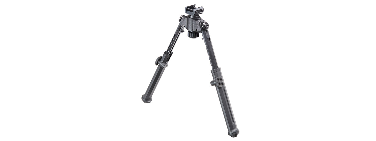 Lancer Tactical Full Metal Tactical Bipod for Picatinny Accessory Rails (Color: Black)