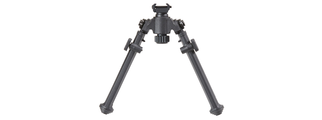 Lancer Tactical Full Metal Tactical Bipod for Picatinny Accessory Rails (Color: Black)