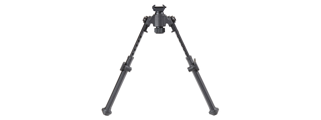 Lancer Tactical Full Metal Tactical Bipod for Picatinny Accessory Rails (Color: Black)