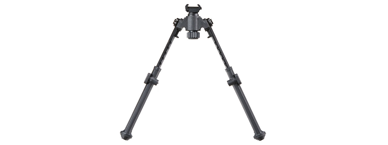 Lancer Tactical Full Metal Tactical Bipod for Picatinny Accessory Rails (Color: Black)