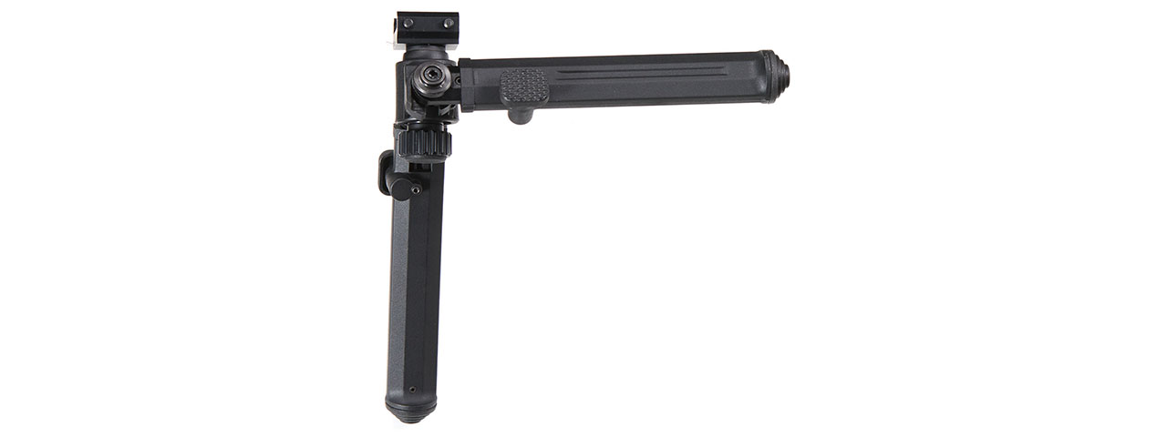 Lancer Tactical Full Metal Tactical Bipod for Picatinny Accessory Rails (Color: Black)