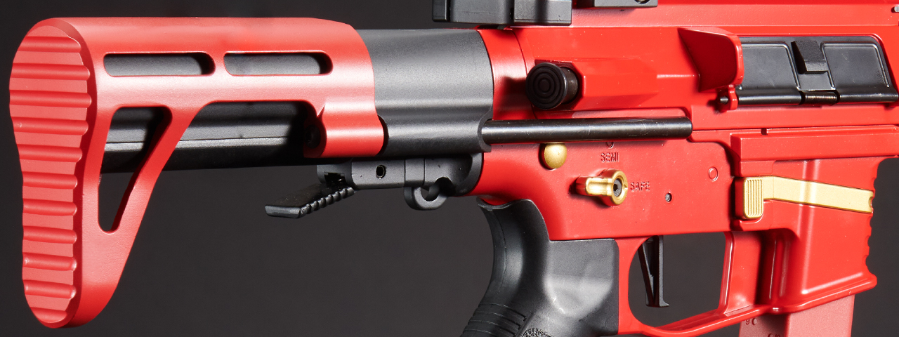 Classic Army Nemesis X9 PDW SMG AEG - (Red)