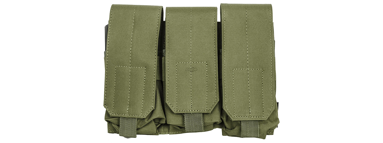Classic Army Triple M4/M16 Magazine Pouch - (OD Green) Classic Army Triple M4/M16 Magazine Pouch - (OD Green)