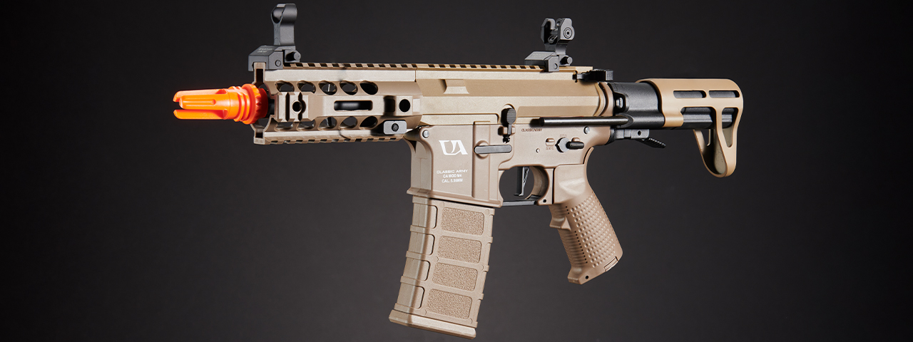Classic Army Skirmish ECS AR4 SBR Light AEG Airsoft Rifle (Color: Dark Earth)