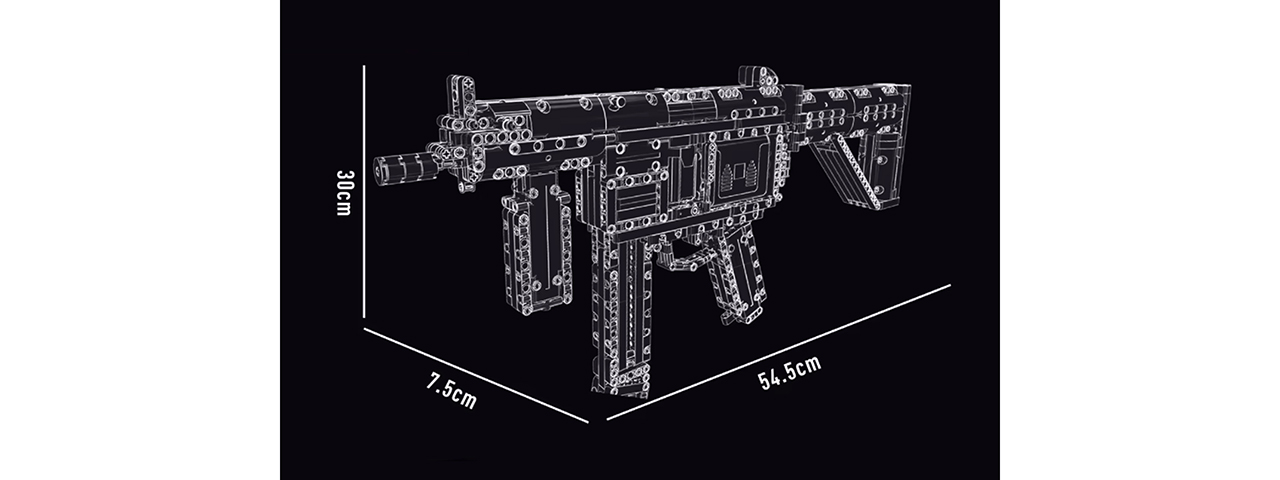 Cyber Walker MP5 SMG Electric Building Block Kit (Black)