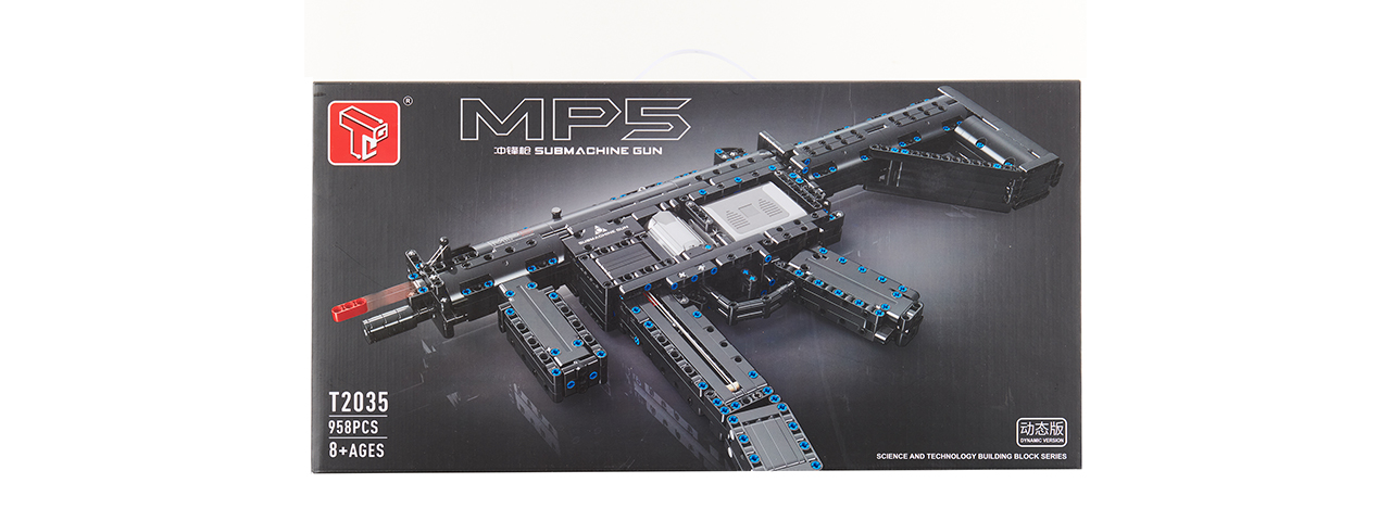 Cyber Walker MP5 SMG Electric Building Block Kit (Black)