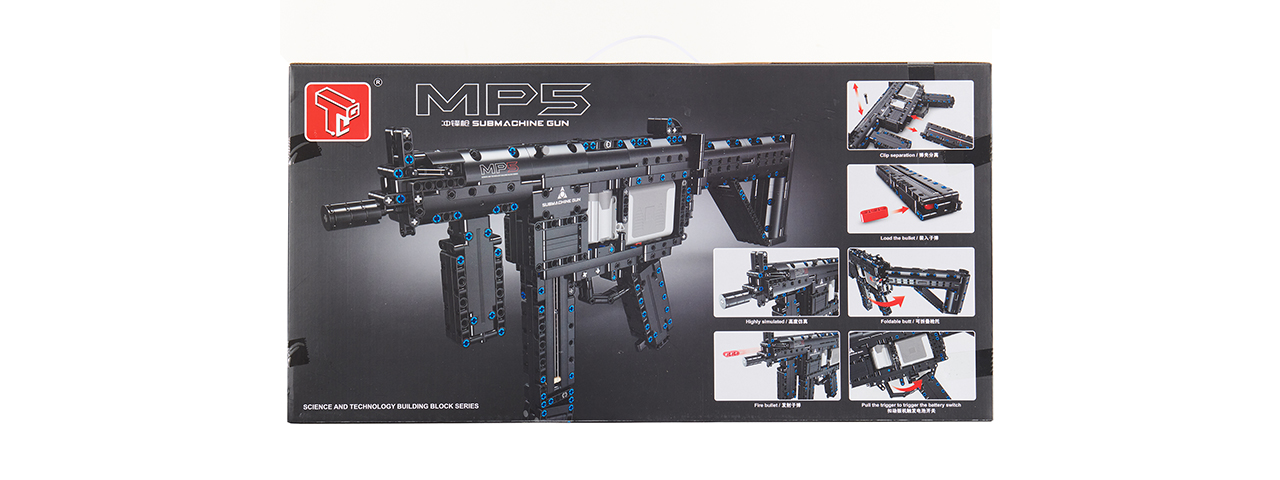 Cyber Walker MP5 SMG Electric Building Block Kit (Black)