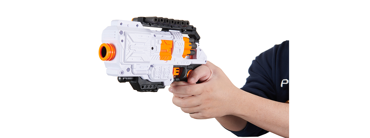 Cyber Walker Fast Pioneer Electric Dart Blaster (White/Orange)