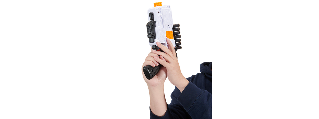 Cyber Walker Fast Pioneer Electric Dart Blaster (White/Orange)