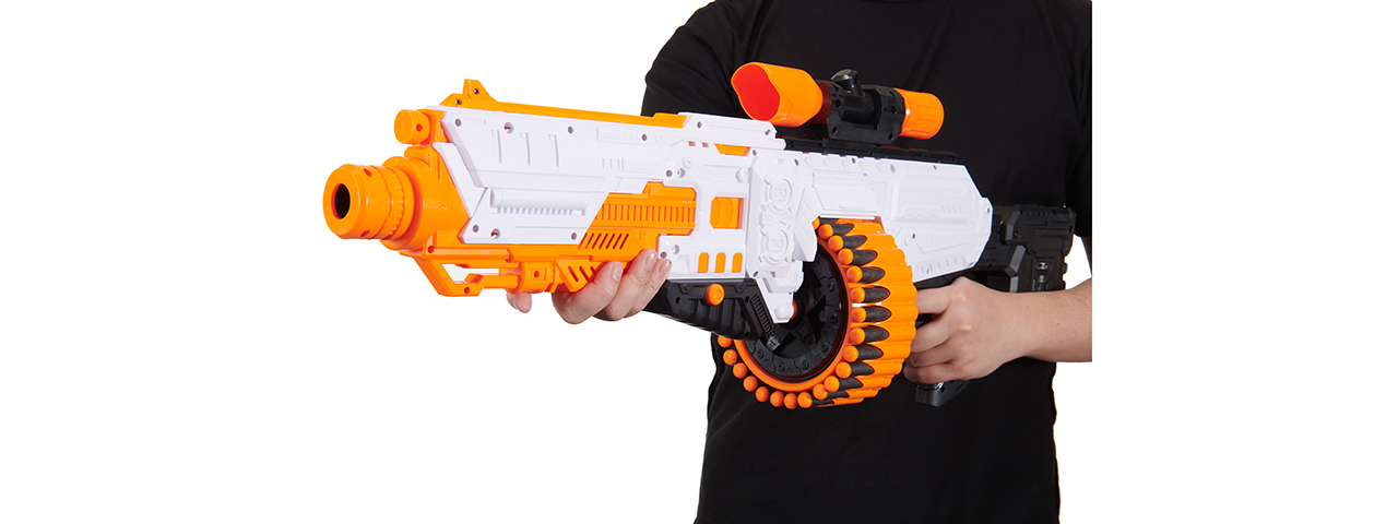 Cyber Walker Fast BR Electric Dart Blaster (White/Orange)