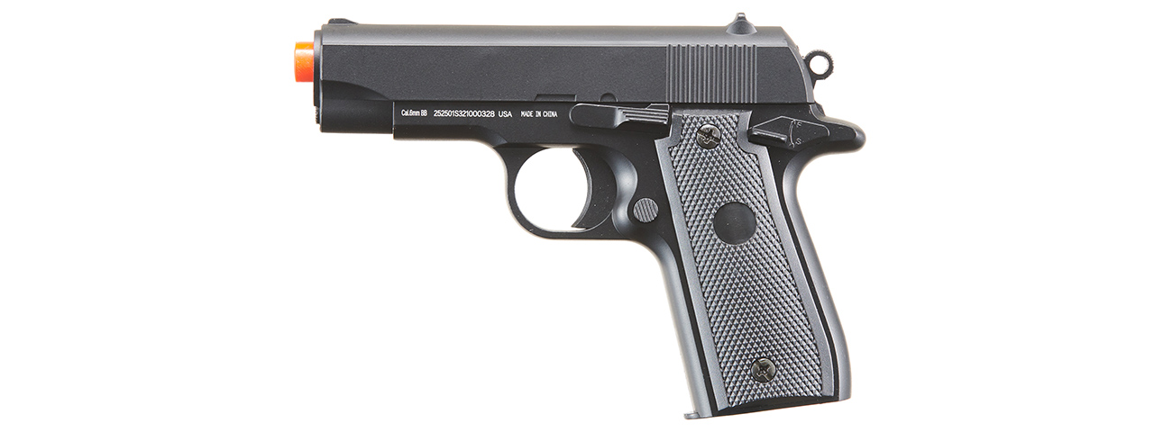WellFire P88 Spring-Powered Airsoft Pistol - (Black)