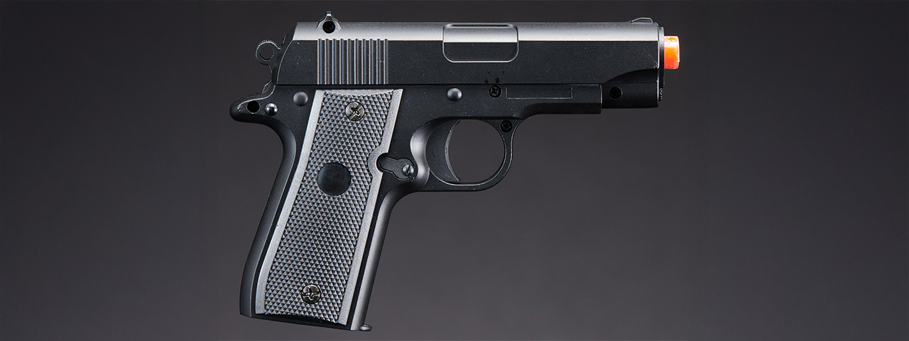 WellFire P88 Spring-Powered Airsoft Pistol - (Black)
