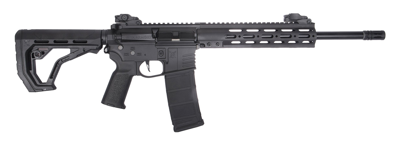 Delta Armory AR15 TEMPEST 1 Alpha Eagle AEG Airsoft Rifle - (Black)