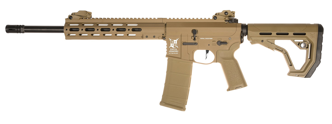 Delta Armory AR15 TEMPEST 1 Alpha Eagle AEG Airsoft Rifle - (Tan)