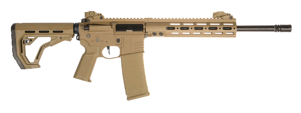 Delta Armory AR15 TEMPEST 1 Alpha Eagle AEG Airsoft Rifle - (Tan)