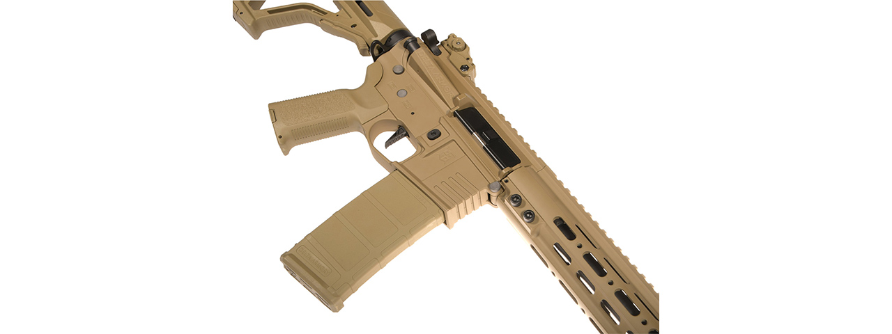 Delta Armory AR15 TEMPEST 1 Alpha Eagle AEG Airsoft Rifle - (Tan)