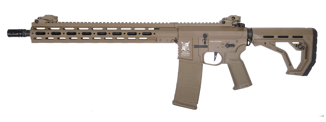 Delta Armory AR15 TEMPEST 2 Alpha Eagle AEG Airsoft Rifle - (Tan)