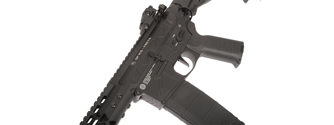 Delta Armory FREYA Gen 2 R15 SKELETON 13" AEG Airsoft Rifle - (Black)