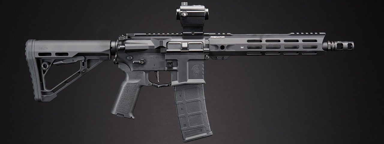 Dr. Gearbox Custom LT-42BV Gen 4 "ALPHA" 10" Full Metal AEG Rifle - (Black)